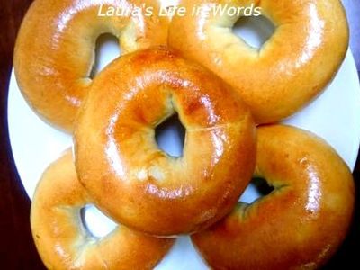參考食譜 : 【原味】手作貝果初體驗