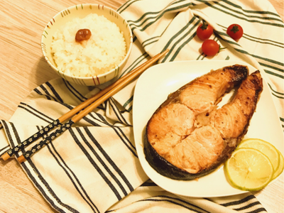 ★鹽麴香烤鮭魚～鮭の塩麹焼き
