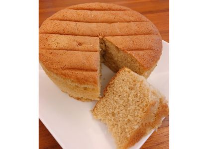 好吃不膩口的無奶油基本款原味海綿蛋糕