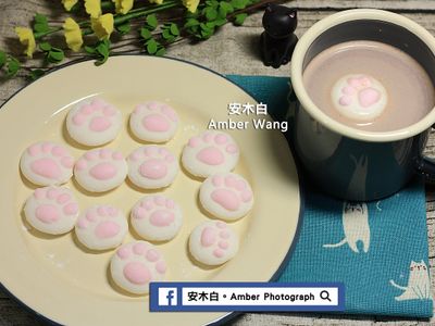 參考食譜 : 貓掌棉花糖(有影音食譜)