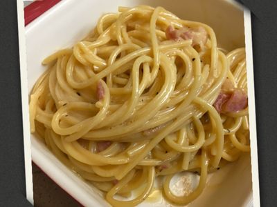 參考食譜 : 「奶油培根義大利麵」東京人氣主廚食譜