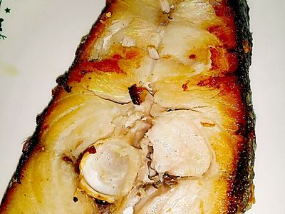 🐡🍋乾煎鮸魚