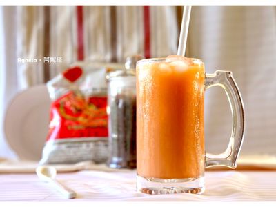 參考食譜 : [阿妮塔♥sweet] 清涼橘色泰式奶茶＊