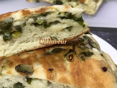參考食譜 : 蔥花大餅