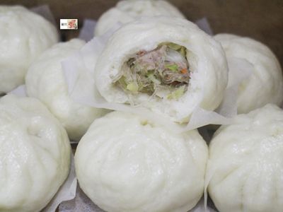 高麗菜冬粉肉包子