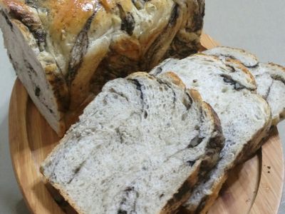 參考食譜 : 夏威夷豆芝麻吐司