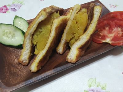 參考食譜 : 法式地瓜吐司