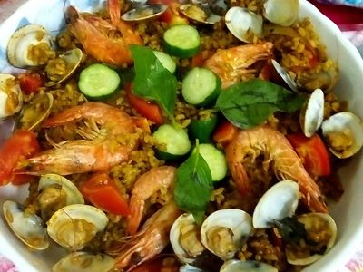 參考食譜 : 咖哩海鮮燉飯