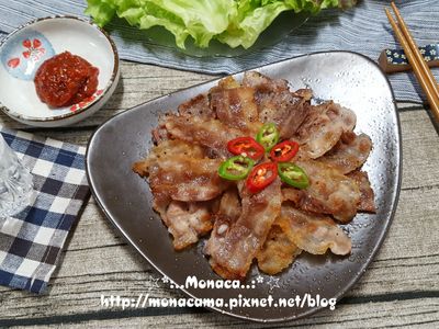 韓式肉片烤肉대패삼겹살