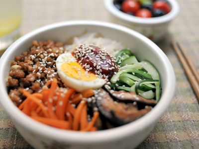 【愛妻飯盒】韓式拌飯 Bibimbap