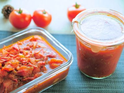 製作一茄三用的手工番茄糊