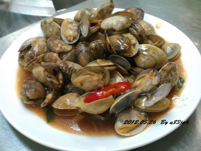 參考食譜 : 塔香海瓜子