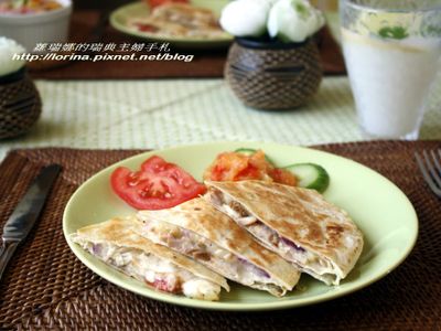 參考食譜 : 芝司樂起司料理之墨西哥辣雞肉起司餅