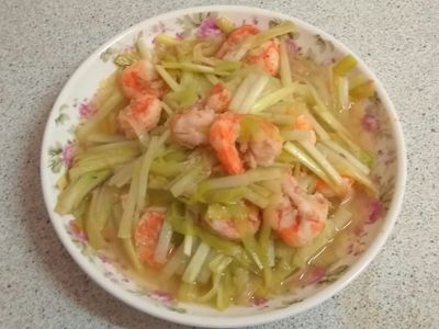參考食譜 : 韭黃蝦仁