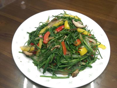 參考食譜 : ～佑佑低GI～彩椒水蓮