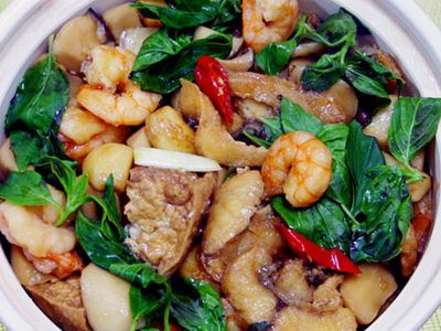 【厚生廚房】三杯海鮮鍋