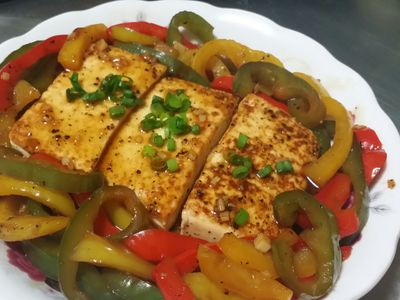 參考食譜 : 鐵板豆腐♡