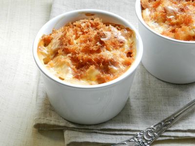 參考食譜 : 芝司樂活力食譜 - 焗烤起司通心粉迷你盅