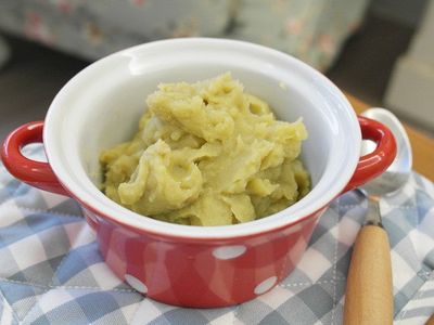 寶寶副食品「地瓜泥」高纖維助消化 ♪