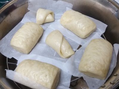 無糖豆漿饅頭~電鍋