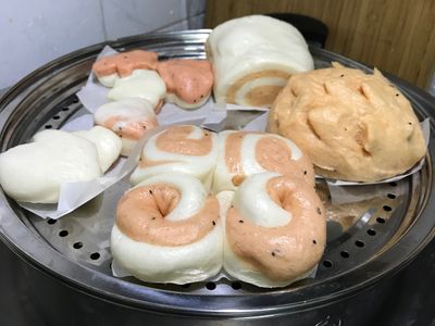 火龍果饅頭
