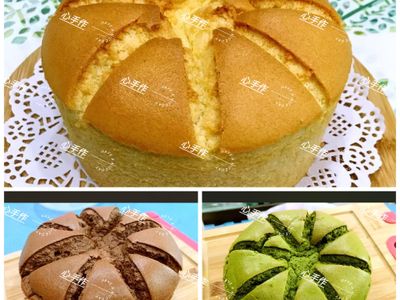 參考食譜 : 原味、可可、抹茶戚風蛋糕（6吋）