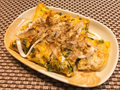 《快速料理-營養滿分的蔥蛋捲》