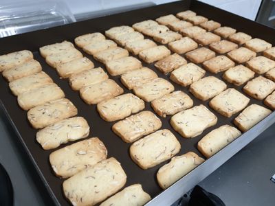 參考食譜 : 奶香杏仁餅乾