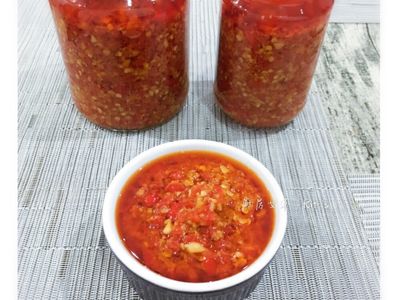 參考食譜 : 蒜蓉辣椒醬