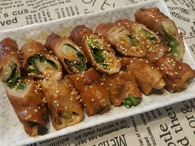 照燒蔥肉捲