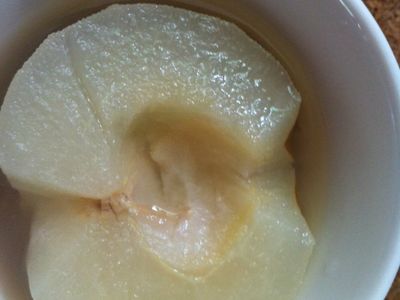 參考食譜 : 冰糖燉梨