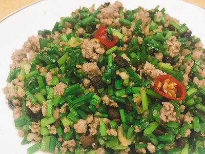 參考食譜 : 辣炒蒼蠅頭