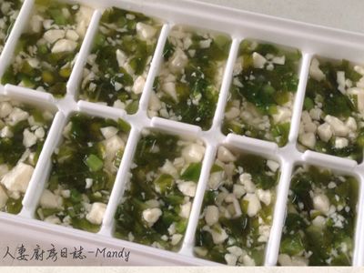 副食品-莧菜嫩豆腐冰磚(10M)