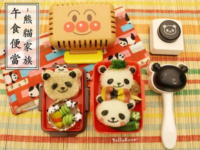 手作熊貓飯糰便當【午食便當】