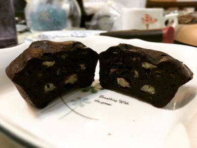 參考食譜 : 香蕉重可可布朗尼-減糖、減油、減澱粉