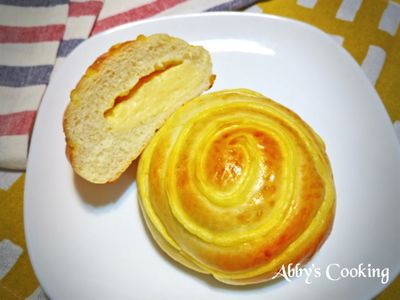 參考食譜 : 湯種卡士達麵包