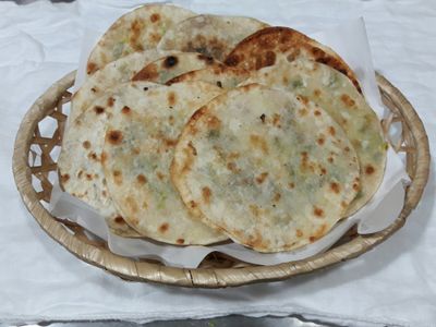 蔥油餅（餃皮版）