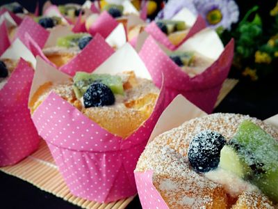 參考食譜 : 烫面北海道杯子蛋糕