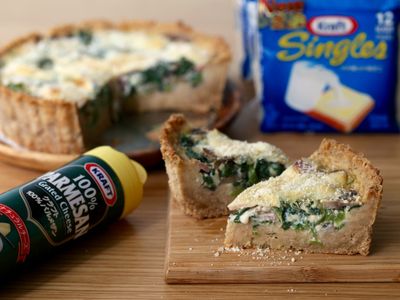 菠菜培根奶酪鹹派