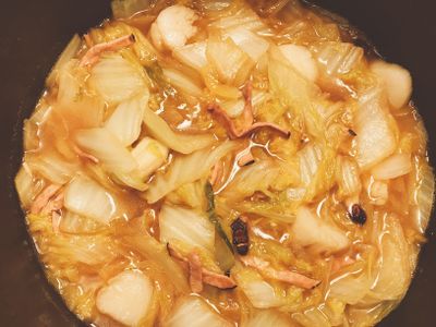 參考食譜 : 干貝滷白菜