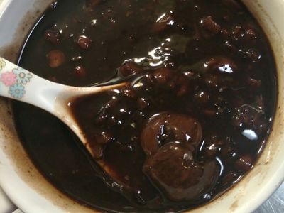 桂圓紫米紅豆粥