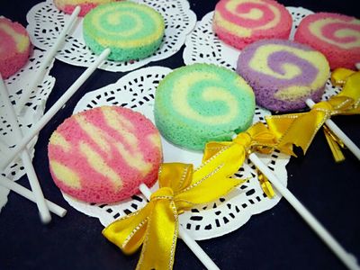 參考食譜 : 蛋糕棒棒糖