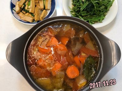 參考食譜 : 蕃茄牛肉湯