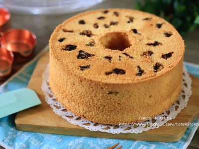 酒香桂圓戚風蛋糕