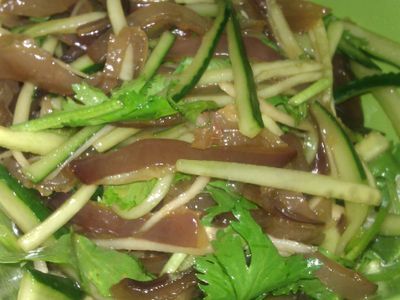 烏醋薑絲涼拌黑木耳