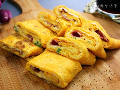 培根起司玉米蛋餅【早餐必吃】