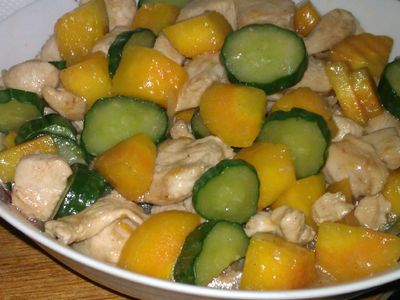 參考食譜 : 【康寶鮮味炒手】~雙瓜燴雞丁