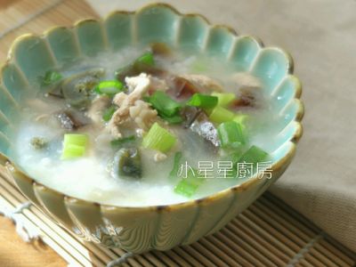 皮蛋瘦肉粥(電鍋做法)