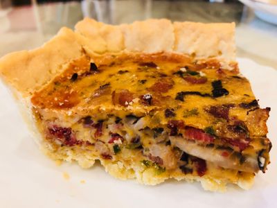 參考食譜 : 蔥培根鮮蝦鹹派-GR#56