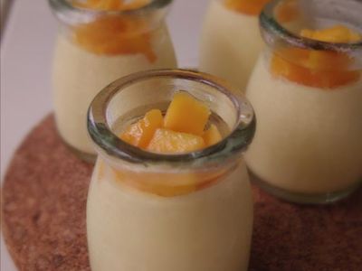 參考食譜 : 夏限定。芒果奶酪
